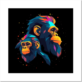 Monkey Fathers Day Posters and Art